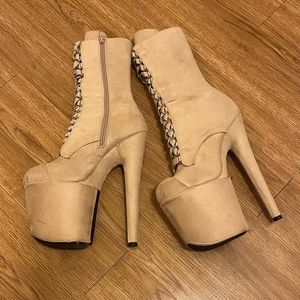 Hella Heels High Babydolls w/ Protectors